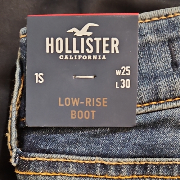 Hollister Women's Distressed Bootcut Jeans - Picture 2 of 3